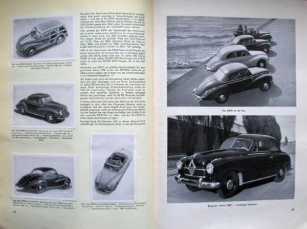 Austria Cigarettes "Deutsche Kraftfahrzeuge" Automobile-Scrapbook 1952 (8483)